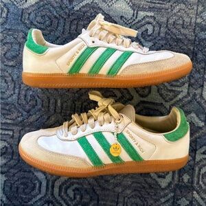 Sporty & Rich x Adidas Samba OG green